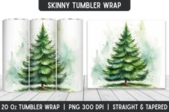 Christmas Tree Tumbler Wrap | Christmas | Tumbler Product Image 1