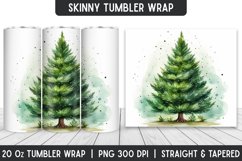 Christmas Tree Tumbler Wrap | Christmas | Tumbler Product Image 1