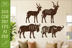 Safari Animal, African Wildlife Silhouettes 6 Product Image 1