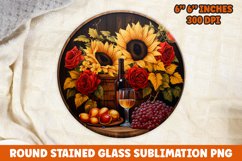 Halloween Round Sublimation PNG | Halloween Sublimation Product Image 1