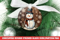 Christmas Round Ornament PNG | Christmas | Sublimation | PNG Product Image 1