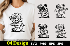 Skateboard Puppy SVG PNG Product Image 1