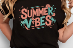 Summer Vibes SVG Design | SVG Cut files Product Image 2