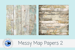 Messy Map Papers 2 Product Image 2