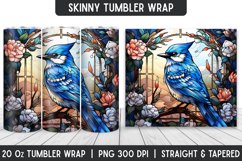 Stained Glass Tumbler Wrap | Sublimation | Tumbler Product Image 1