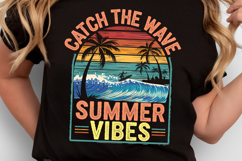 Summer Vibes SVG Design | SVG Cut files Product Image 2