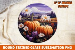 Halloween Round Sublimation| Sublimation | Pumpkin | Fall Product Image 1