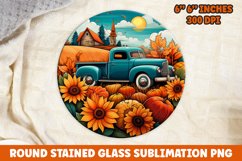 Halloween Round Sublimation PNG | Halloween Sublimation Product Image 1