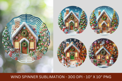 wind spinner - gingerbread house Product Image 1