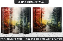 Fall Tumbler Wrap | Sublimation Tumbler | Tumblers Product Image 1