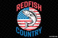 Redfish Country SVG Design| Fishing Svg | Fish Svg Product Image 1
