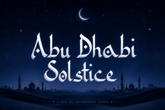 Abu Dhabi Solstice Product Image 1