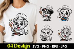 Chef Puppy SVG PNG Product Image 1