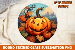 Halloween Round Sublimation| Sublimation | Pumpkin | Fall Product Image 1