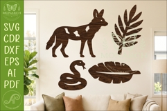 Safari Animal, African Wildlife Silhouettes 8 Product Image 1
