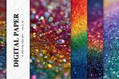 Rainbow glitter Background Wallpaper Sparkles Digital Paper2 Product Image 1