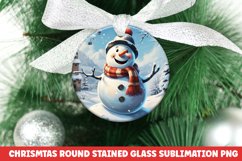 Christmas Round Ornament PNG | Christmas | Sublimation | PNG Product Image 1