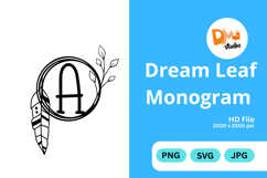 Dream Leaf Monogram Product Image 1