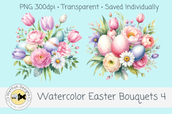 Spring Watercolor Easter Bouquets 4 Product Image 2