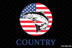 USA Fishing SVG Design| Fishing Svg | Fish Svg Product Image 1