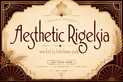 Aesthetic Rigelsia Font Product Image 1