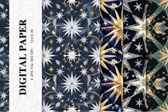 Blue Snowflake Bokeh Sparkle Christmas Background Backdrop15 Product Image 1