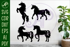 Unicorn Silhouette laser cut wall art Product Image 1