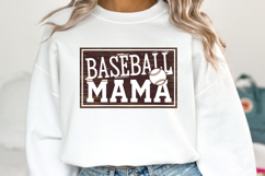 Baseball Mama Clipart | Baseball Png | Sublimation Product Image 1