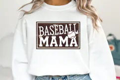 Baseball Mama Clipart | Baseball Png | Sublimation Product Image 1