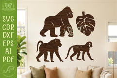 Safari Animal, African Wildlife Silhouettes 3 Product Image 1
