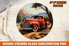 Halloween Round Sublimation| Sublimation | Pumpkin | Fall Product Image 1