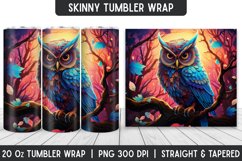Owl Tumbler Wrap | Sublimation | Tumblers Product Image 1