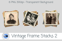 PNG Vintage Frame Stacks 2 Product Image 2