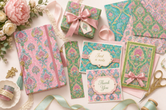 Seasonal Damask Papers &amp; Patterns 6 Product Image 2