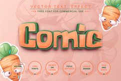 Sweet carrot - editable text effect, font style Product Image 7