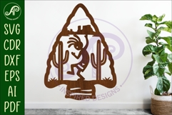 Arrowhead Kokopelli wall sign 2 Product Image 1