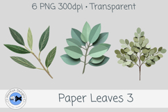PNG Paper Leaves 3 Product Image 2