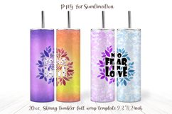 20 Oz Skinny Tumbler Sublimation - Valentine's Day Product Image 1