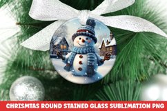 Christmas Round Ornament PNG | Christmas | Sublimation | PNG Product Image 1