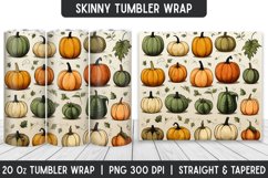 Halloween Pumpkin Tumbler Wrap | Sublimation | Tumblers Product Image 1