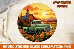 Halloween Round Sublimation| Sublimation | Pumpkin | Fall Product Image 1
