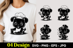 Baker Puppy SVG PNG Product Image 1