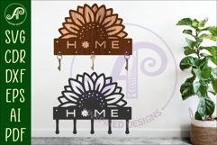 Sunflowers Key holder designs for wood and metal Product Image 1