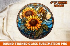 Halloween Round Sublimation| Sunflower Sublimation | Pumpkin Product Image 1