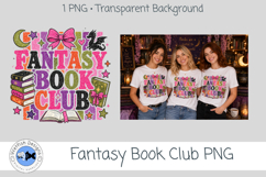 Fantasy Book Club Bookish PNG Graphic Product Image 1