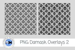 Transparent PNG Damask Overlays 2 Product Image 2