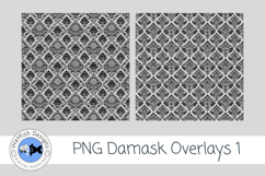Transparent PNG Damask Overlays 1 Product Image 2