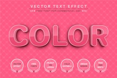 3D Pink - Editable Text Effect, Font Style Product Image 2