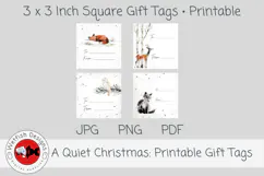 A Quiet Christmas Printabe Gift Tags 2 Product Image 3