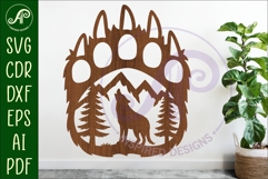 Bear paw print wall sign Bundle Product Image 6